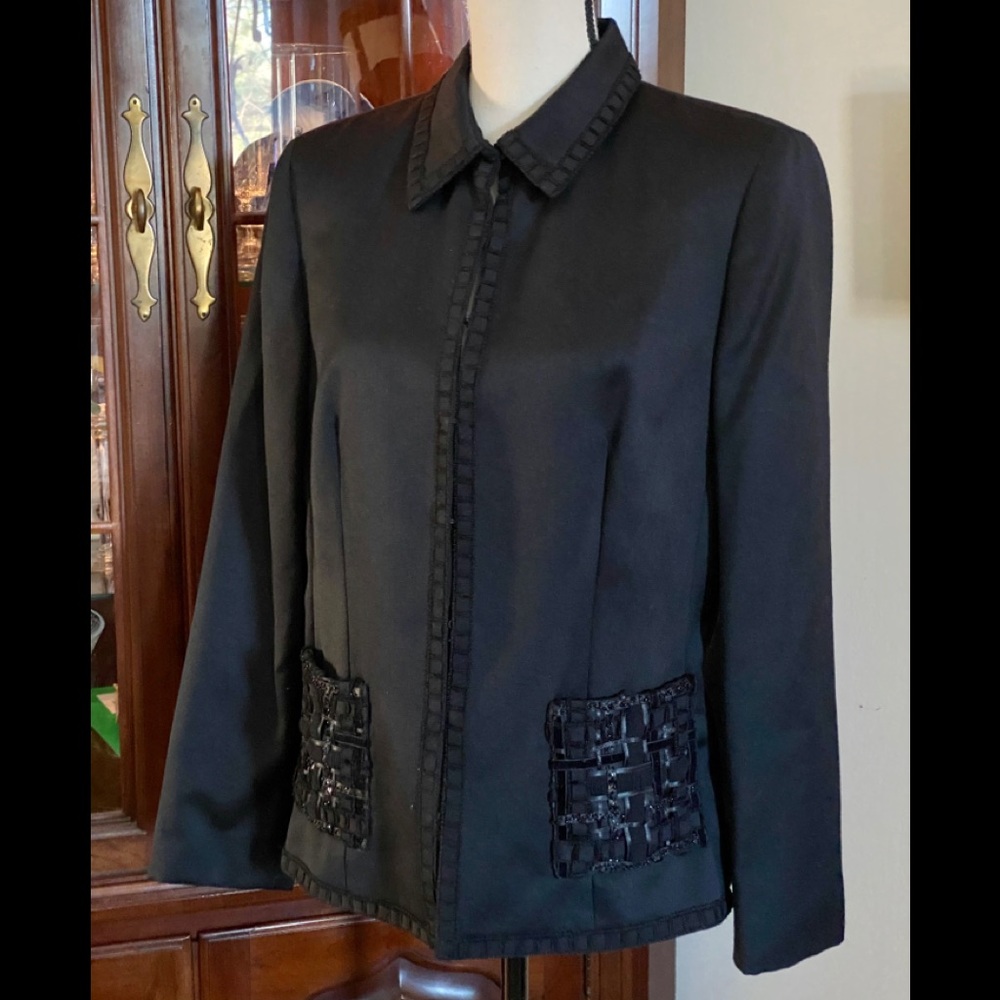 Black dress suit jacket